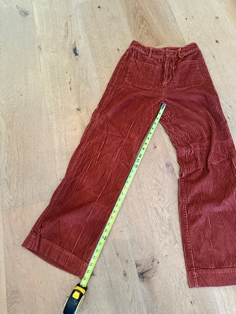 Ulla Johnson Rust Red Wide-Leg Corduroy Pants, like new, flattering fit - Picture 6 of 6